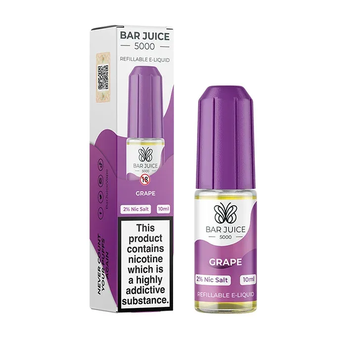 Grape Nicotine Salt by Bar Juice 5000