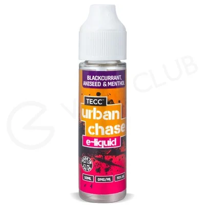 Blackcurrant, Aniseed & Menthol Shortfill E-Liquid by Urban Chase 50ml