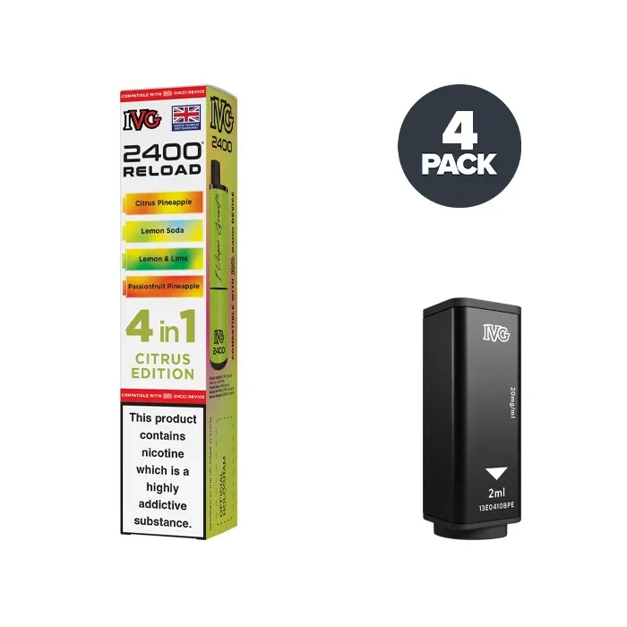 Citrus Edition IVG 2400 Reload 4 in 1 Prefilled Pods