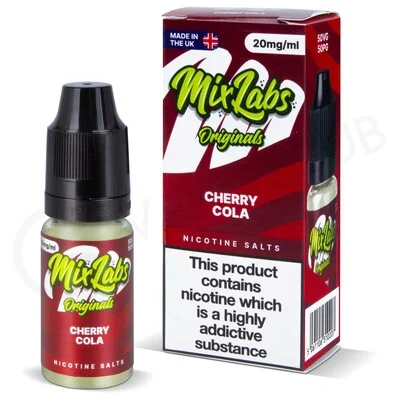 Cherry Cola Nic Salt E-Liquid by Mix Labs - Image 2