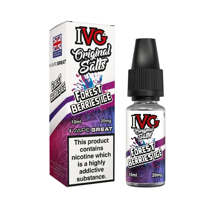 Forest Berries Ice Nic Salt E-Liquid by IVG Original