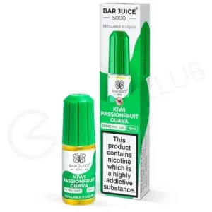 Kiwi Passionfruit Guava Nic Salt E-Liquid by Bar Juice 5000