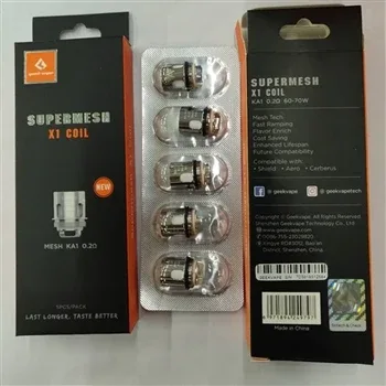 GeekVape Super Mesh Replacement Coil for Shield-Aero-Cerberus-SE 5pcs - Image 2