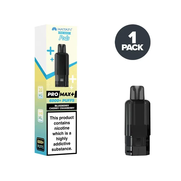 Blueberry Cherry Cranberry Hayati Pro Max Plus Prefilled Pods