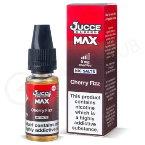 Cherry Fizz Nic Salt E-Liquid by Jucce Max