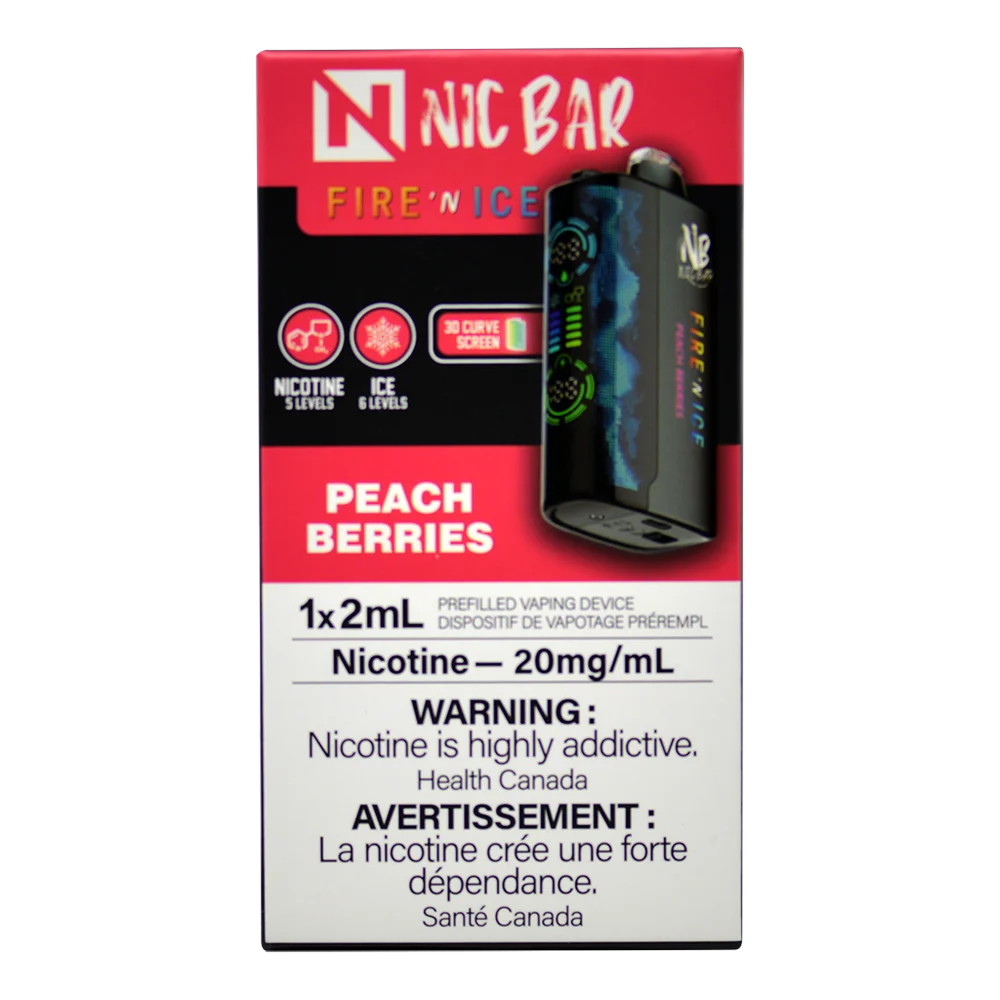 Fire n’ Ice Peach Berries 2ml 20mg
