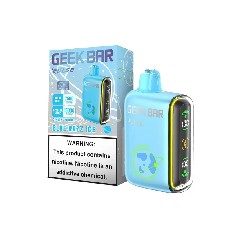 Geek Bar Pulse Blue Razz Ice - Geek Bar Pulse Blue Razz Ice
