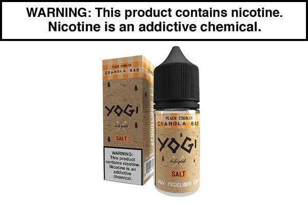 PEACH COBBLER GRANOLA BAR BY YOGI SALT 30ML
