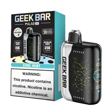 GEEK BAR PULSE X 5% NIC 25,000 PUFFS VAPE (COOL MINT)