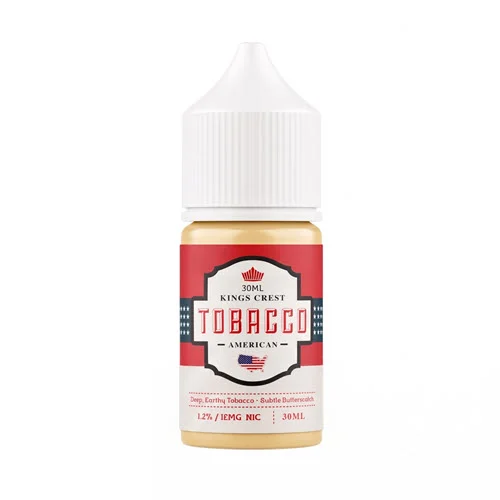 Kings Crest Salts Tobacco American 30mL