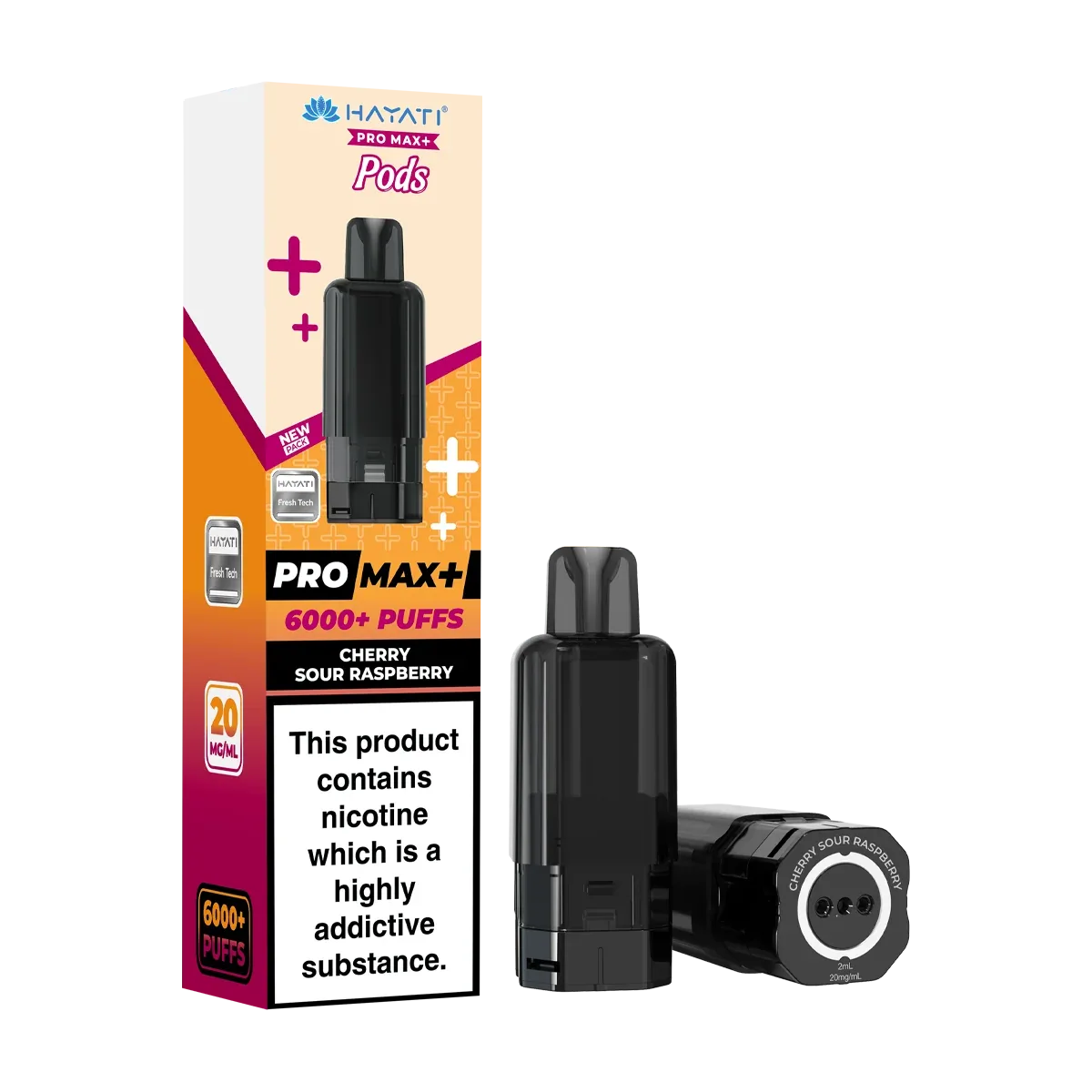 Cherry Sour Raspberry Hayati Pro Max+ Refill Pack