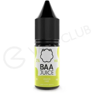 Lemon Lime Nic Salt E-Liquid by Baa Juice