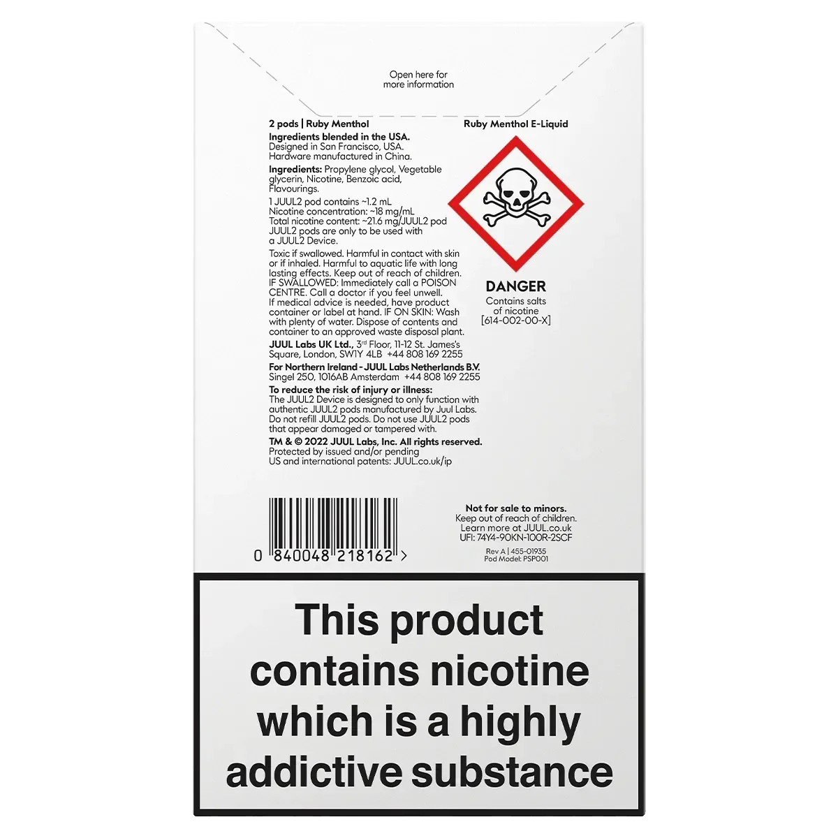 JUUL2 Ruby Menthol (Pack of 2) - Image 2