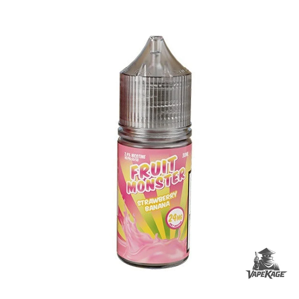 Strawberry Banana by — Fruit Monster Vape Labs 30mL Nic Salt
