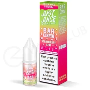 Strawberry Kiwi Nic Salt E-Liquid Just Juice Bar