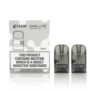 Eleaf IORE Lite 2 Replacement Pods Refillable Pods with 1.0Ω Mesh Coil