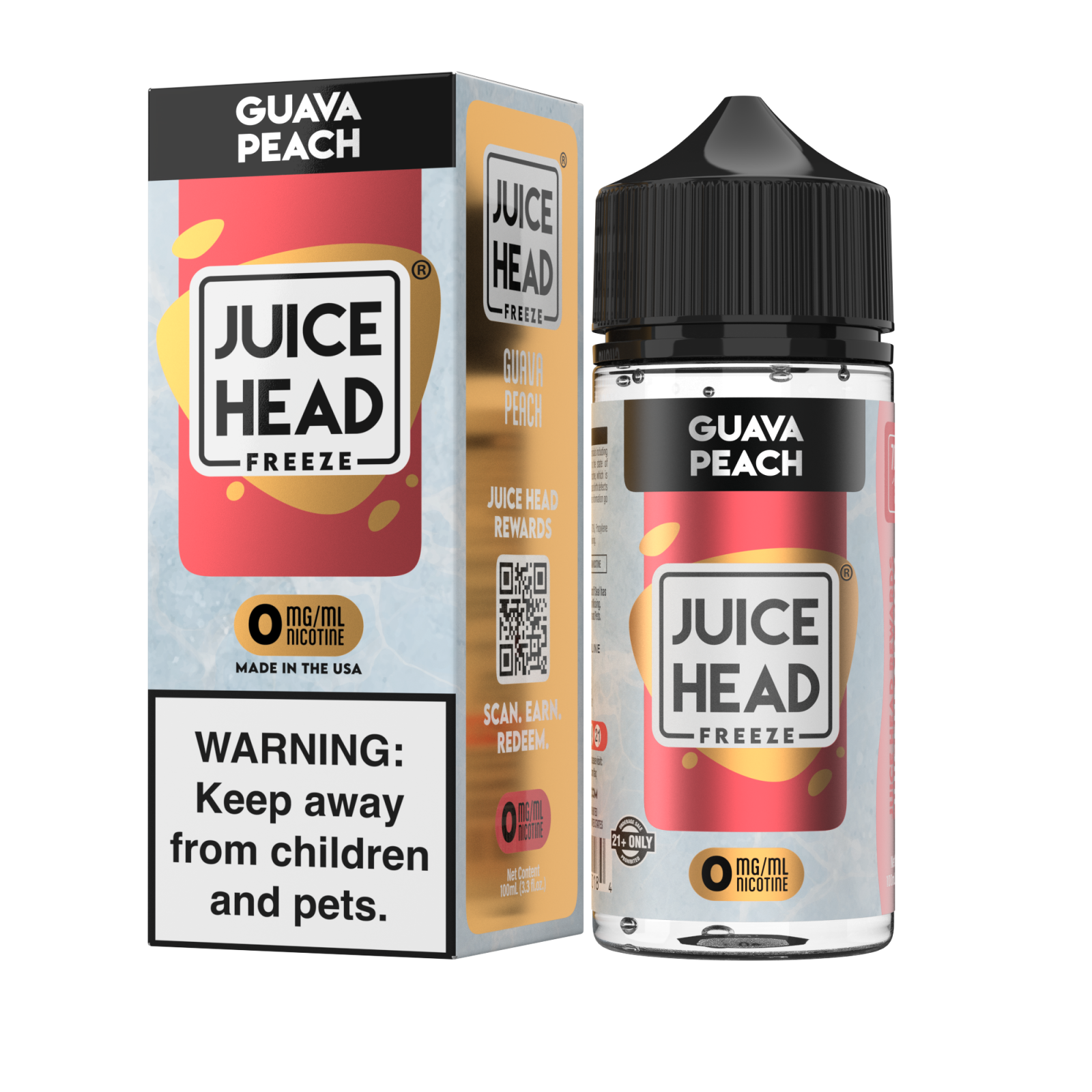 Juice Head Freeze Guava Peach eJuice