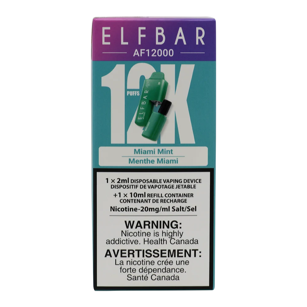 Elf Bar AF12000 Miami Mint 2ml 20mg