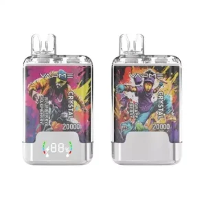 VAPME CRYSTAL 20000 Puffs Double Taste Digital Screen Bulk Buy Rechargeable Disposable Vapes Wholesale