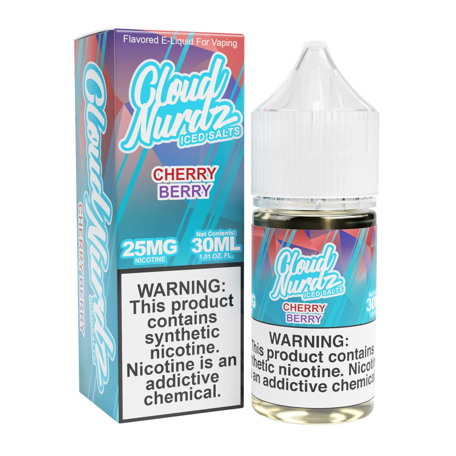 Cherry Berry Iced – Cloud Nurdz Salts – 30mL