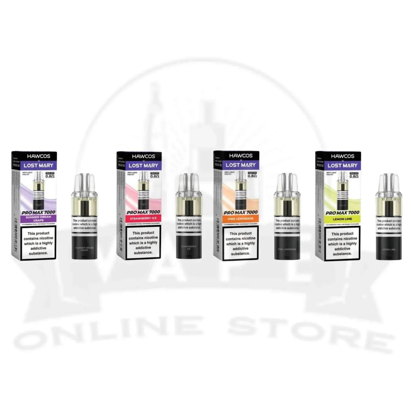 Hawcos x Lost Mary Pro Max 7000 Replacement Refill Pods