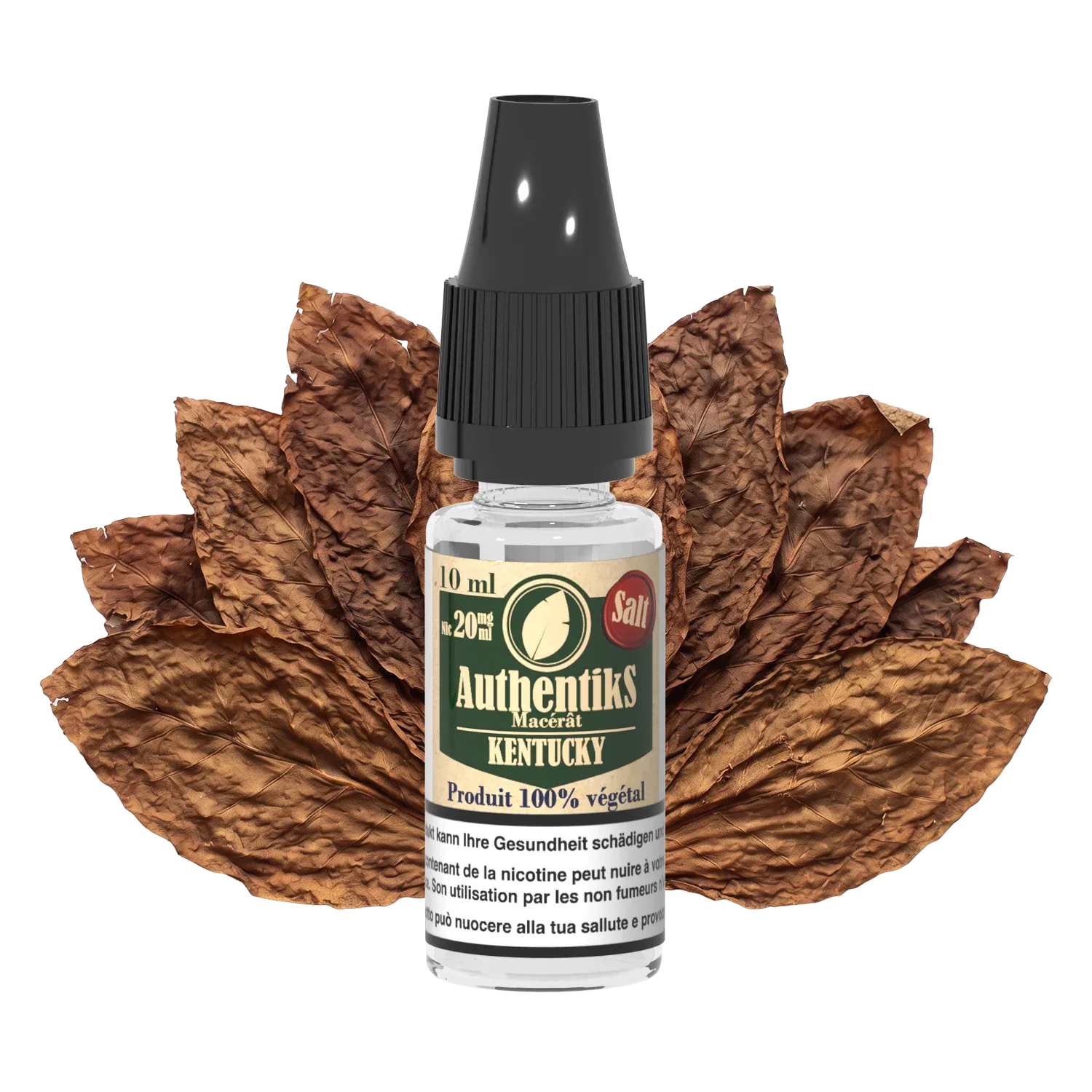 AuthentikS Kentucky salt nicotine e-liquid