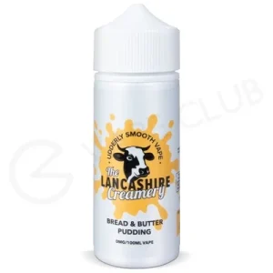 Bread & Butter Pudding Shortfill E-Liquid by The Lancashire Creamery 100ml