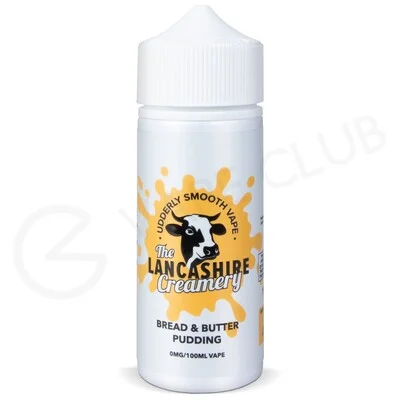 Bread & Butter Pudding Shortfill E-Liquid by The Lancashire Creamery 100ml