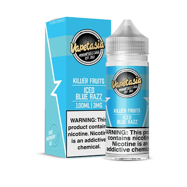 Vapetasia Killer Fruits Iced Blue Razz eJuice