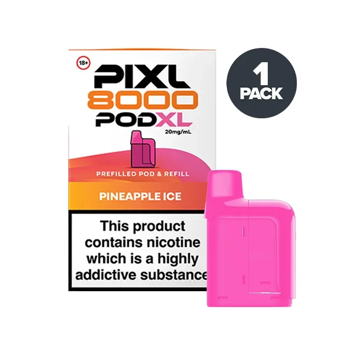 Pineapple Ice PIXL 8000 Prefilled Pods