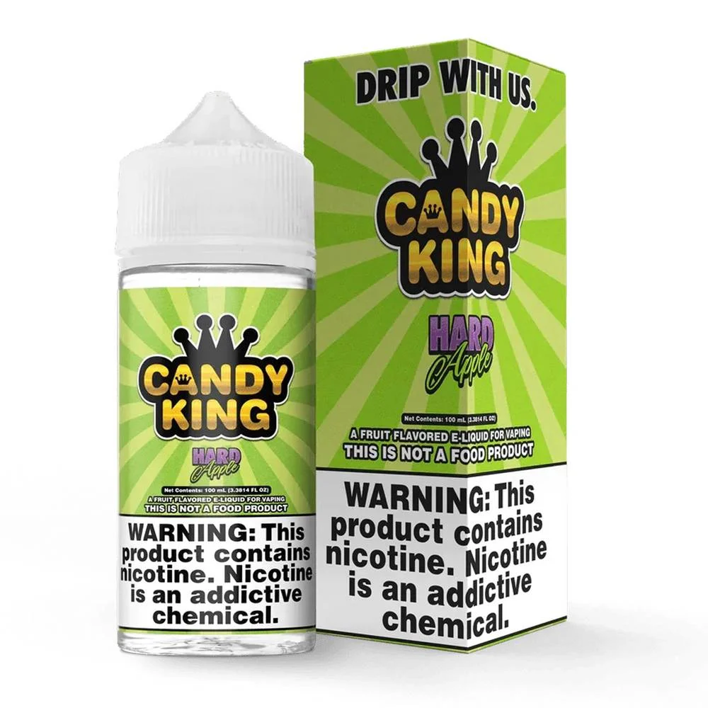 Candy King 100mL Green Hard Apple Candy - Image 2