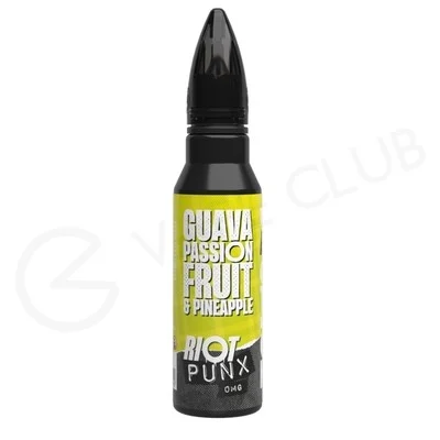 Guava, Passion Fruit & Pineapple Shortfill E-Liquid by Punx 50ml