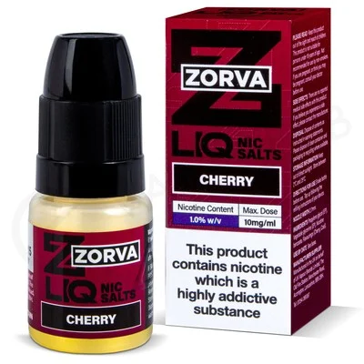 Cherry Nic Salt E-Liquid by Zorva Liq