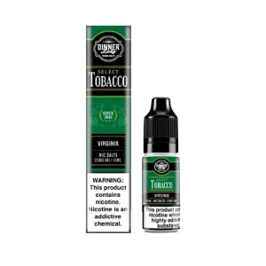 Virginia Nic Salt E-Liquid by Dinner Lady Select Tobacco