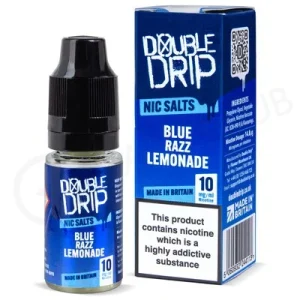 Blue Razz Lemonade Nic Salt E-Liquid by Double Drip