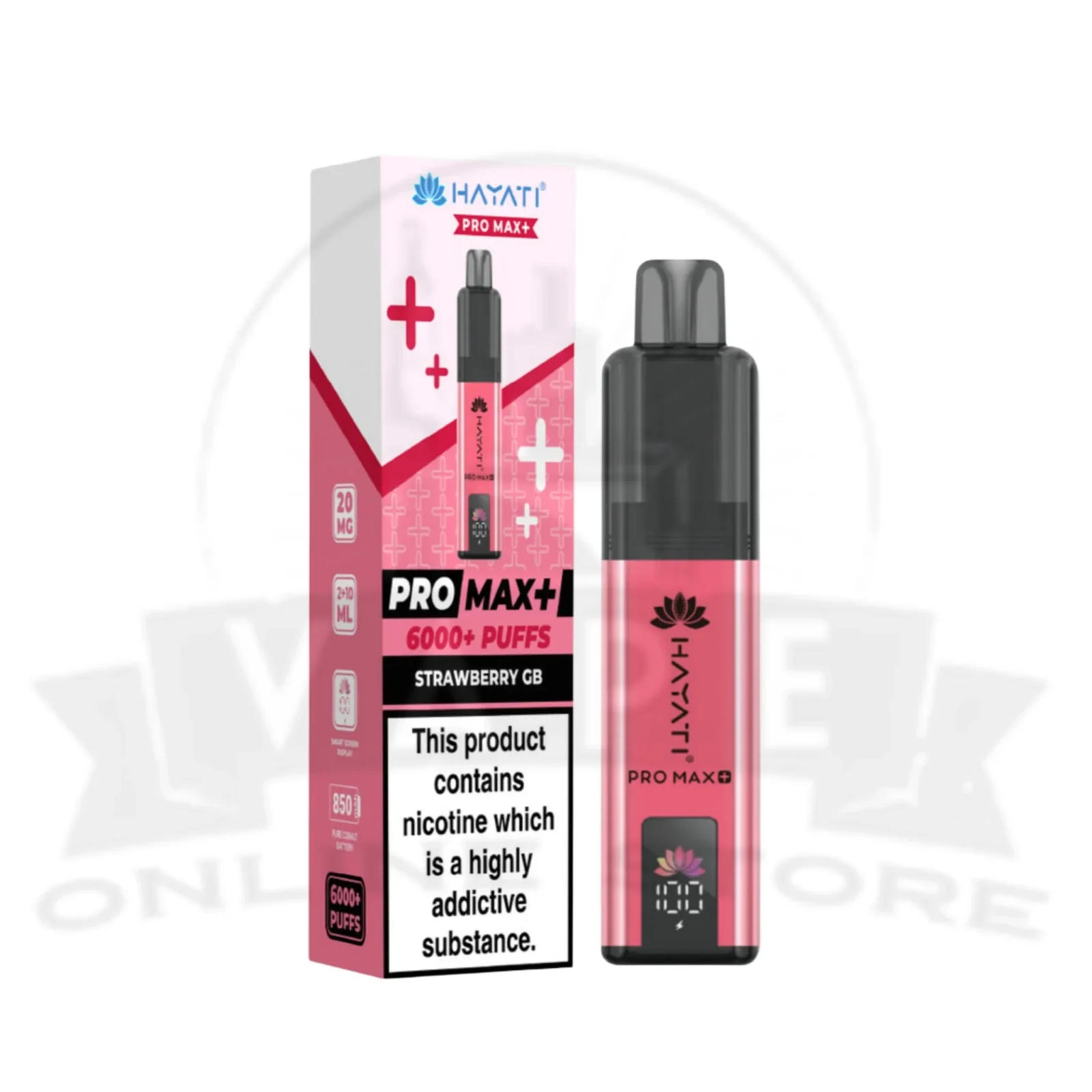 Strawberry GB Hayati Pro Max Plus 6000 Puffs Pod Kit
