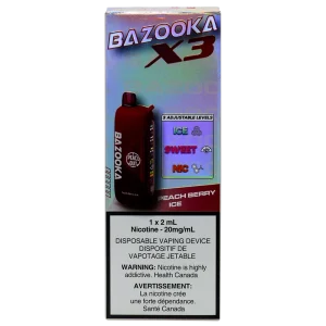 Bazooka X3 Peach Berry Ice 2ml 20mg