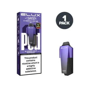 Blueberry Sour Raspberry Elux Cyberover 6K Prefilled Pods
