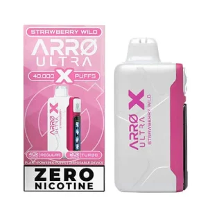 ARRO Ultra X Strawberry Wild 40K ZERO Nicotine Disposable