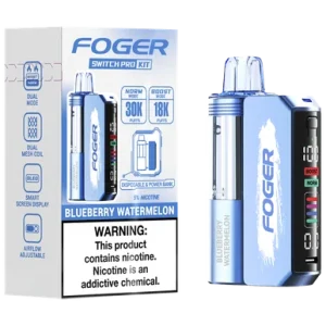FOGER SWITCH PRO KIT 30,000 PUFFS VAPE (BLUEBERRRY WATERMELON)