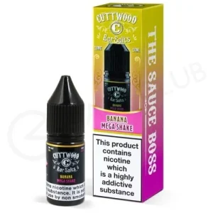 Banana Mega Shake Nic Salt E-Liquid by Cuttwood Bar Salts