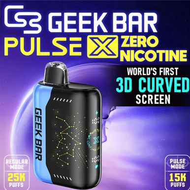 GEEK BAR PULSE X 25,000 PUFFS (ZERO NICOTINE) DISPOSABLE VAPE