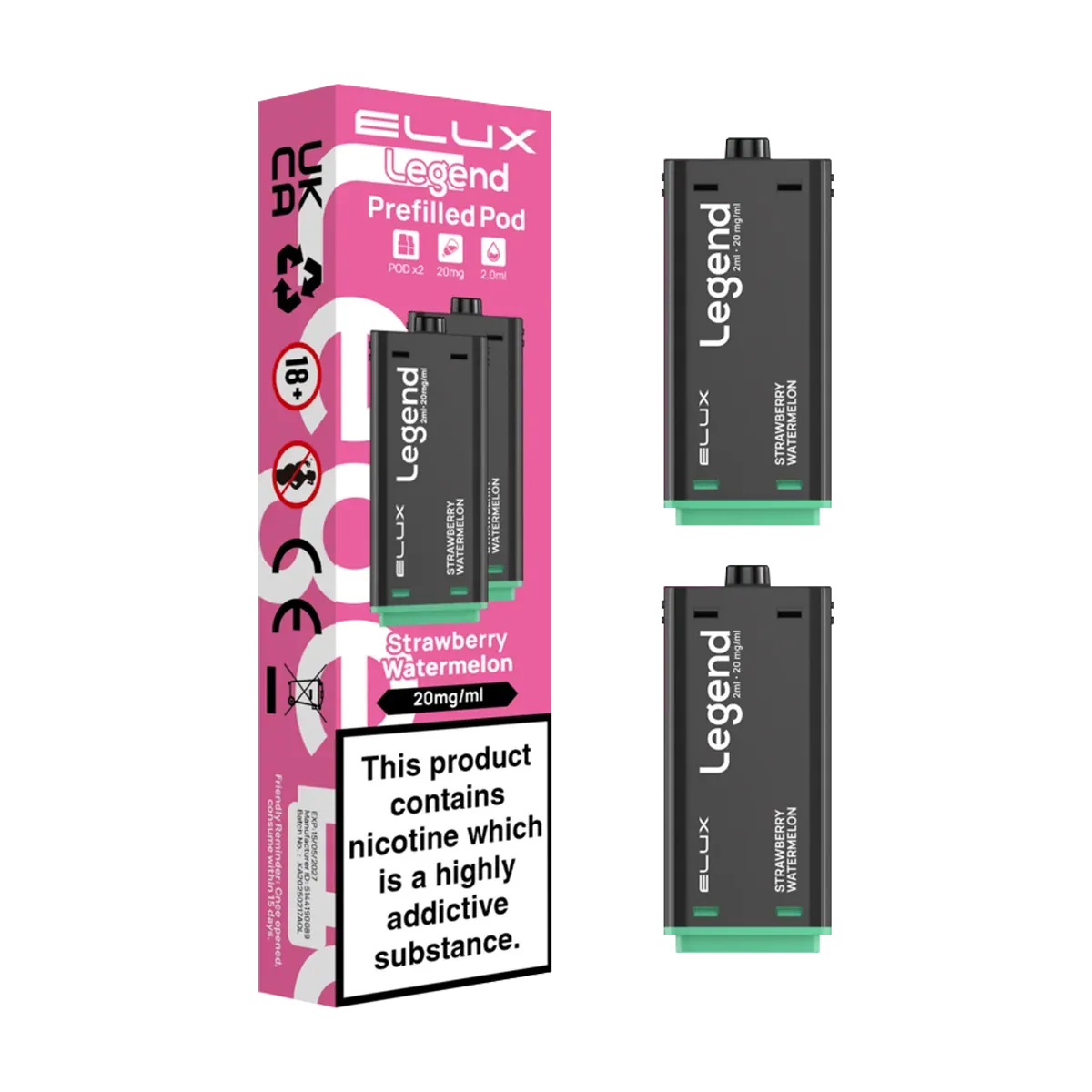 Strawberry Watermelon Elux Legend 1500 Pods