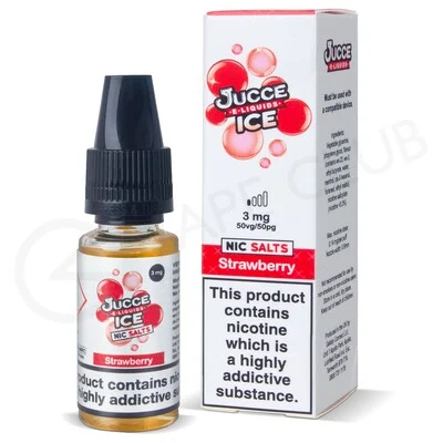 Strawberry Nic Salt E-Liquid by Jucce Ice