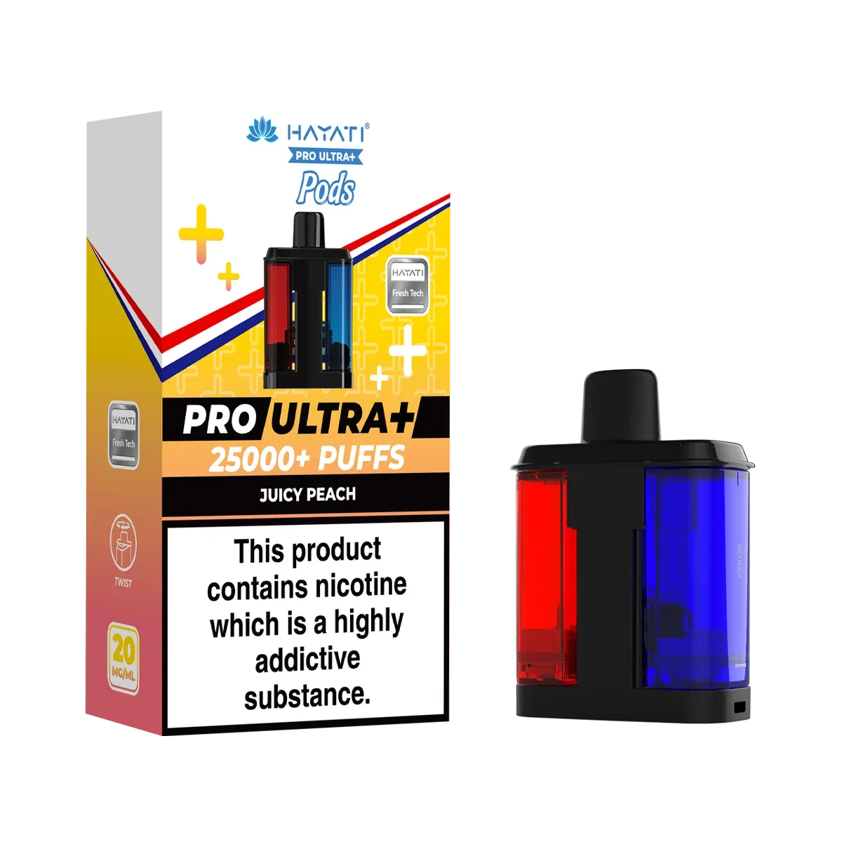 Juicy Peach Hayati Pro Ultra Plus Refill Pack