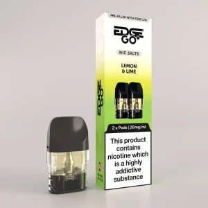 EDGE GO+ Lemon Lime Prefilled Pods 2 Pack