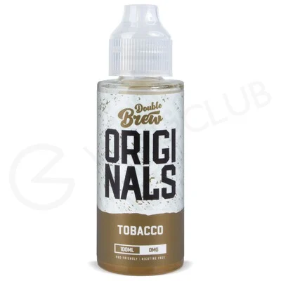 Tobacco Shortfill E-Liquid by Double Brew Originals XL 100ml
