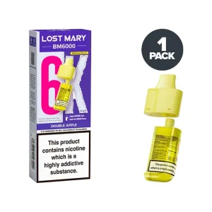 Double Apple Lost Mary BM6000 Refill Pack