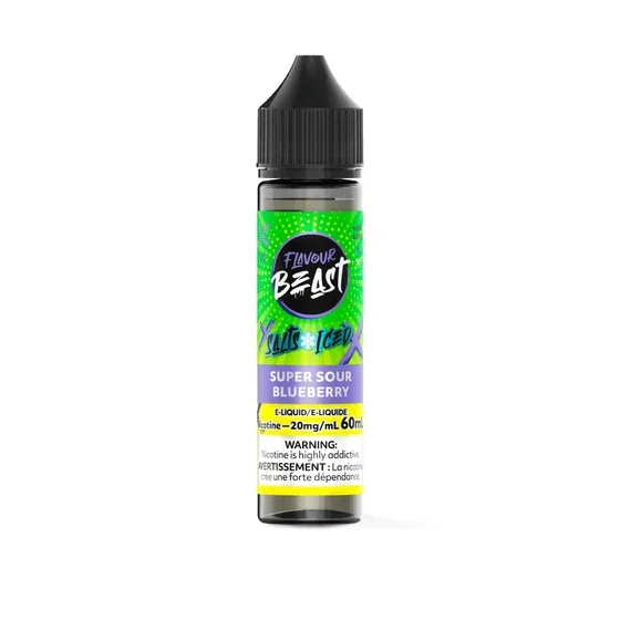 Flavour Beast E-Liquid 60mL Salts - Super S Blueberry