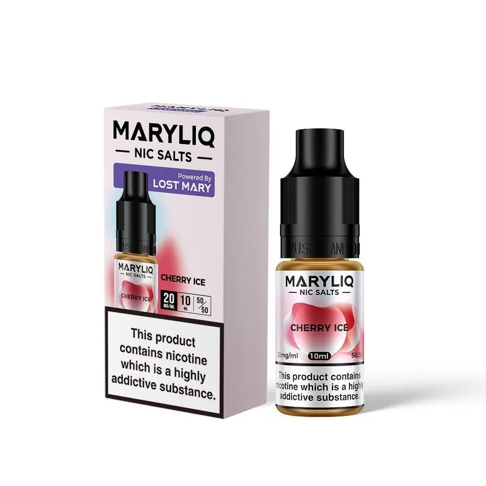 Lost Mary Maryliq - Cherry Ice 10ml Nic Salt - Image 2